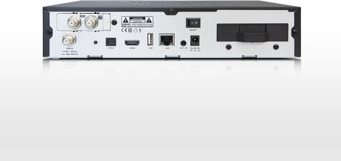 AB-COM PULSe 4K schwarz, 2x DVB-S2X, 64GB MSD