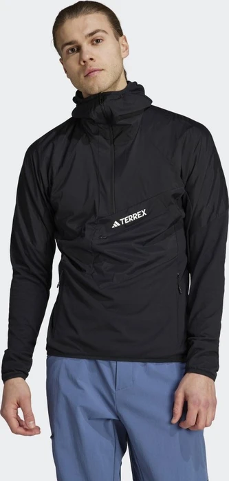 adidas Techrock Ultralight 1/2-Zip Hooded Anorak schwarz (Herren)