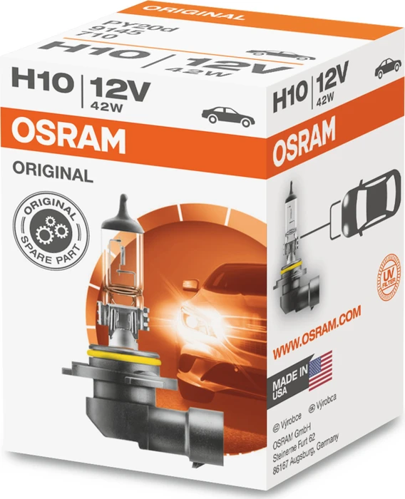 Osram Original H10 42W, 1er-Pack Faltschachtel
