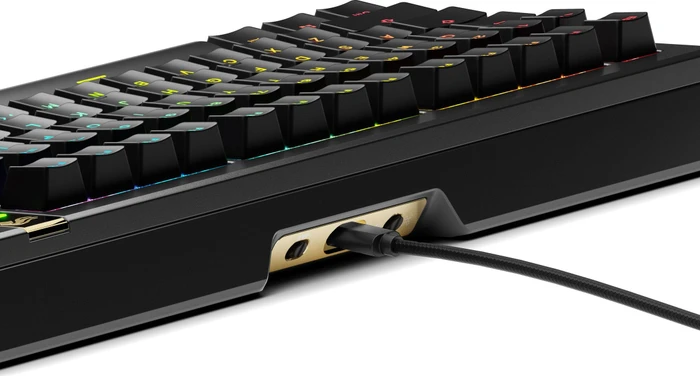 Glorious GMMK 3 Pro HE 75% Pre-built Gaming Keyboard, schwarz, LEDs RGB, Glorious Fox HE, USB, US
