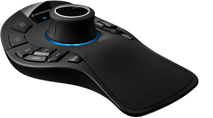 3Dconnexion SpaceMouse Pro Wireless Edition, USB-C/Bluetooth