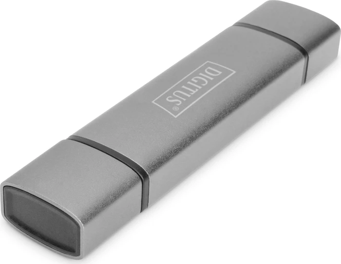 Digitus Dual Cardreader, USB-A 3.0/USB-C 2.0 [Stecker]