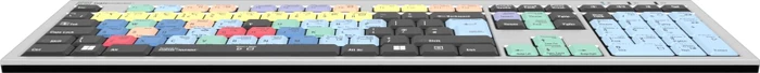 LogicKeyboard Cubase & Nuendo PC Silver Slim Line, USB, UK