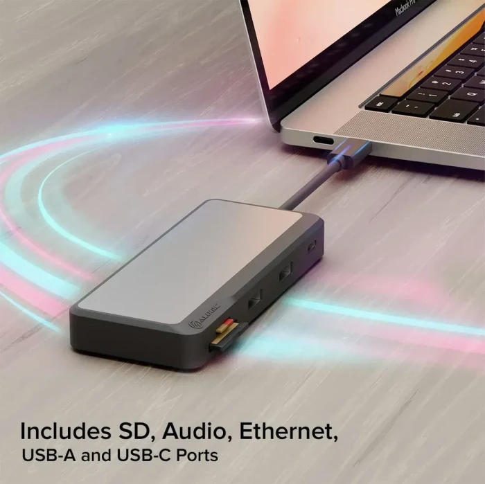 Alogic Fusion Pro AXIS USB-C Dual Display Dock, USB-C 3.0 [Stecker]