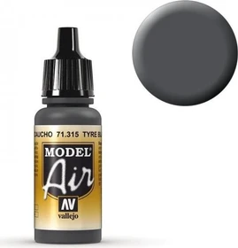 Vallejo Model Air 315 tyre black, 17ml