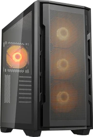 Cougar Uniface RGB, schwarz, Glasfenster (CGR-5C78B-RGB)