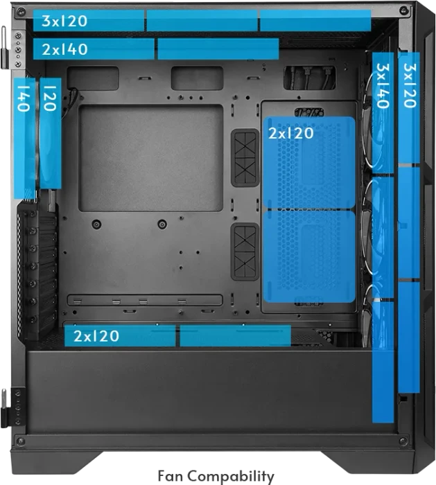 Chieftec GA-01B Apex, Glasfenster