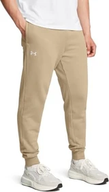 Under Armour Rival Fleece Trainingshose lang city khaki/white (Herren)