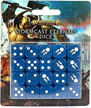 Games Workshop Warhammer Age of Sigmar Würfelset: Stormcast Eternals