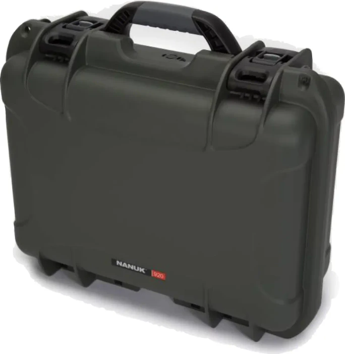 Nanuk 920 Schutzkoffer mit Trennwand + Deckel Organizer Olive