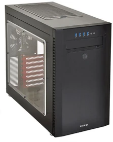 Lian Li PC-A51WRX schwarz/rot, Acrylfenster