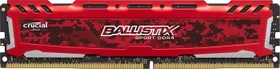 Crucial Ballistix Sport LT rot UDIMM 8GB, DDR4-2666, CL16-18-18, 2RX8