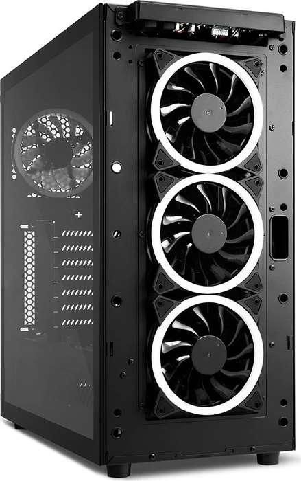 Sharkoon TG5 RGB Silent PCGH Edition, Glasfenster, schallgedämmt