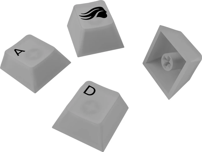 Glorious Polychroma V2 RGB Keycaps, weiß, 131 Tasten, ANSI-US