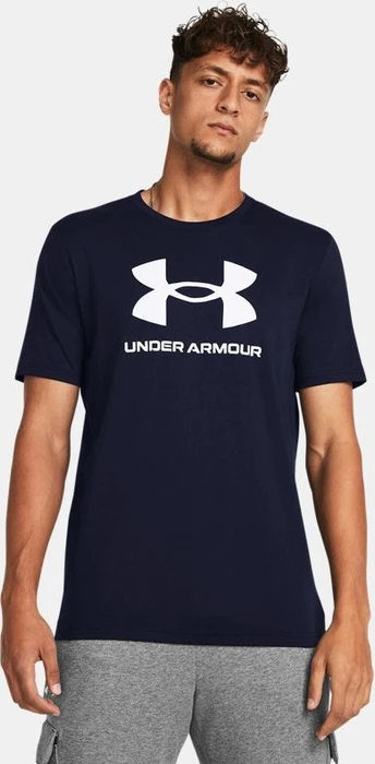 Under Armour Logo Funktionsshirt kurzarm academy/white (Herren)