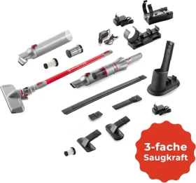Genius Invictus One 2.0 Akku-Handstaubsauger rot Set 22-tlg.