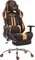 CLP Racing Limit Stoff Gamingstuhl mit Fußstütze, schwarz/orange Vorschaubild