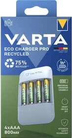 Varta Eco Charger Pro Recycled inkl. 4x AAA 800mAh