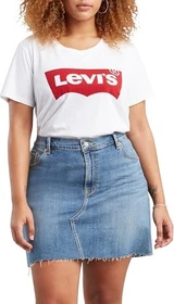 Levi's The Perfect Logo Plus T-Shirt kurzarm batwing/white (Damen)