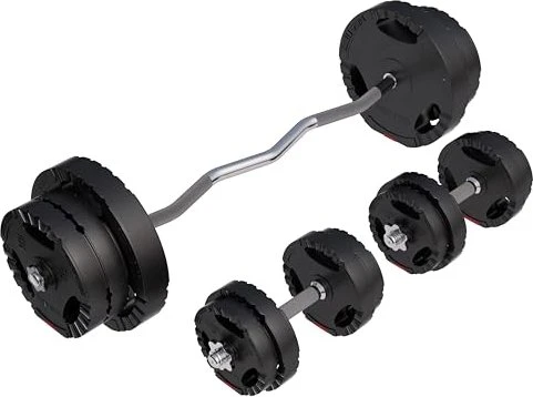 Gorilla Sports Kunststoff Gripper Sternverschluss Sz-Curl Set 70kg