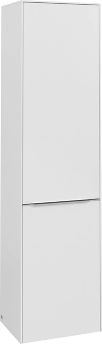 Villeroy & Boch Subway 3.0 Hochschrank 450 x 346 x 1710mm, 1-Tür, Anschlag links pure white/aluminium