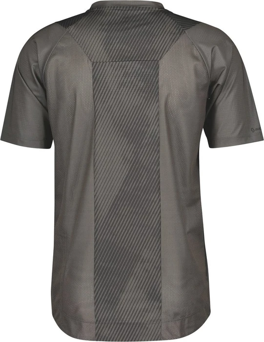 Scott Trail Vertic Zip Trikot kurzarm dark grey/black (Herren)