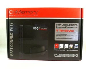CnMemory Spaceloop, schwarz, 3.5", 1TB, USB-A 2.0