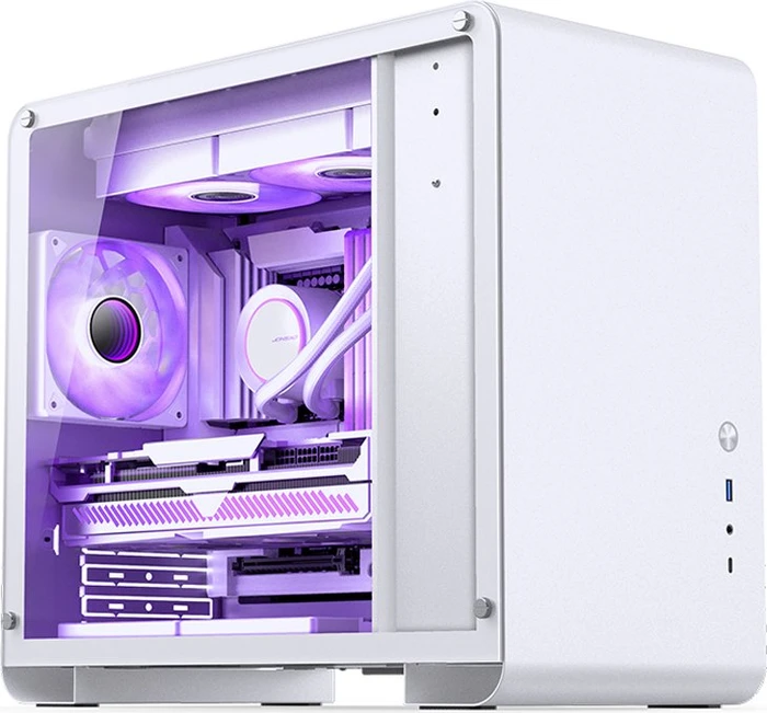 Jonsbo U4 Mini White, weiß, Glasfenster