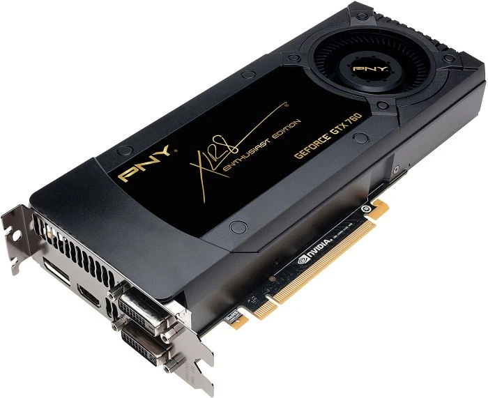PNY GeForce GTX 760 XLR8 Edition, 2GB GDDR5, 2x DVI, HDMI, DP