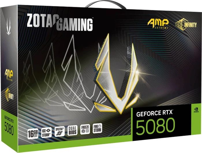 Zotac Gaming GeForce RTX 5080 AMP Extreme INFINITY, 16GB GDDR7, HDMI, 3x DP