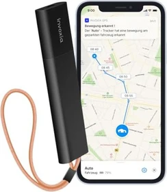 invoxia GPS Tracker schwarz