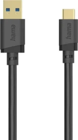 Hama Ladekabel USB-A/USB-C 0.25m schwarz