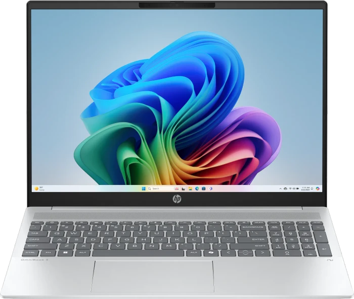 HP OmniBook 5 NGAI 16-ag1477ng, Glacier Silver, Ryzen AI 7 350, 32GB RAM, 1TB SSD, DE
