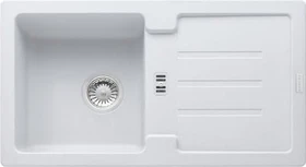 Franke Strata STG 614-78 Einbau Becken rechts weiß