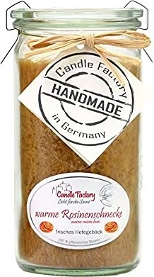 Candle Factory Mini Jumbo Duftkerze warme rosinenschnecke, 1 Stück
