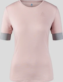 Odlo Run Easy Laufshirt kurzarm pale mauve/odlo silver grey (Damen)