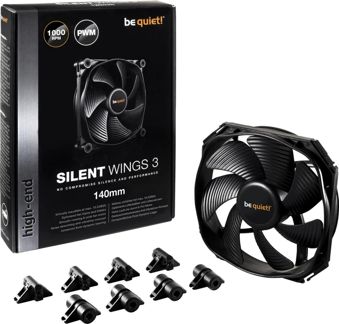 be quiet! Silent Wings 3 PWM, 140mm