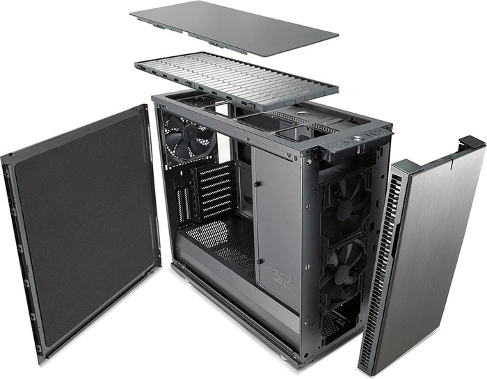 Fractal Design Define R6 Gunmetal, schallgedämmt