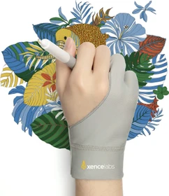 Xencelabs Drawing Glove, Zeichenhandschuh, Small, grau