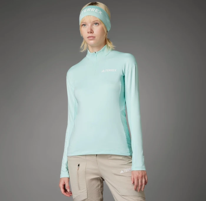 adidas Terrex Xperior Funktionsshirt langarm semi flash aqua (Damen)