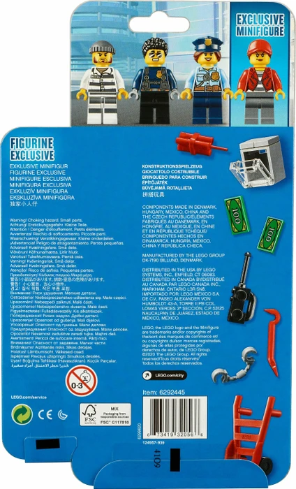 LEGO Minifigures - Polizei-Minifiguren-Zubehörset