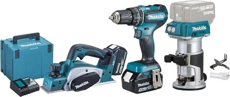 Makita DLX3116TJ Akku-Maschinenset inkl. MAKPAC + 2 Akkus 5.0Ah