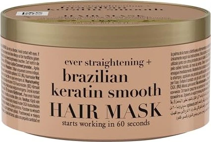 OGX Ever Straightening + Brazilian Keratin Smooth Mask, 300ml