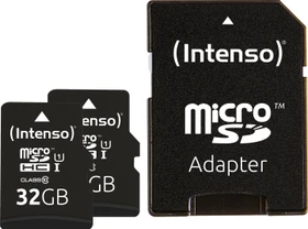 Intenso Premium R45 32GB Kit, UHS-I U1, Class 10, 2er-Pack