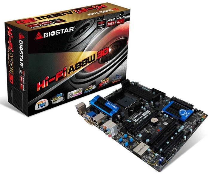 Biostar Hi-Fi A88W 3D (AMD FM2+)