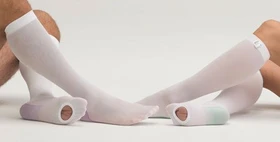 Medi Thrombexin 18 AD Thromboseprophylaxe Socken weiß