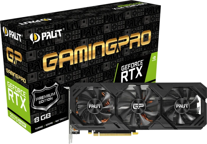 Palit GeForce RTX 2070 SUPER GP Premium, 8GB GDDR6, HDMI, 3x DP