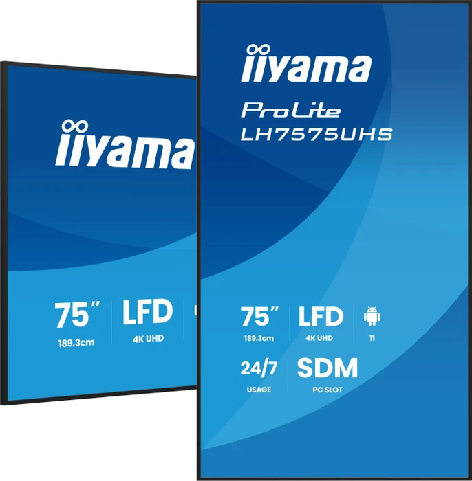 iiyama ProLite LH7575UHS-B2AG, 75"