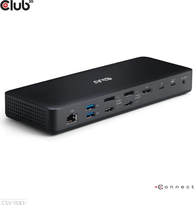 Club 3D 16-in-1 Vier-Displays Docking-Station, Thunderbolt 4 [Buchse]