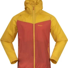 Bergans Microlight Funktionsjacke brick/light golden yellow (Herren)